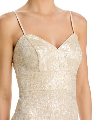 Sequin Sweetheart Midi Dress