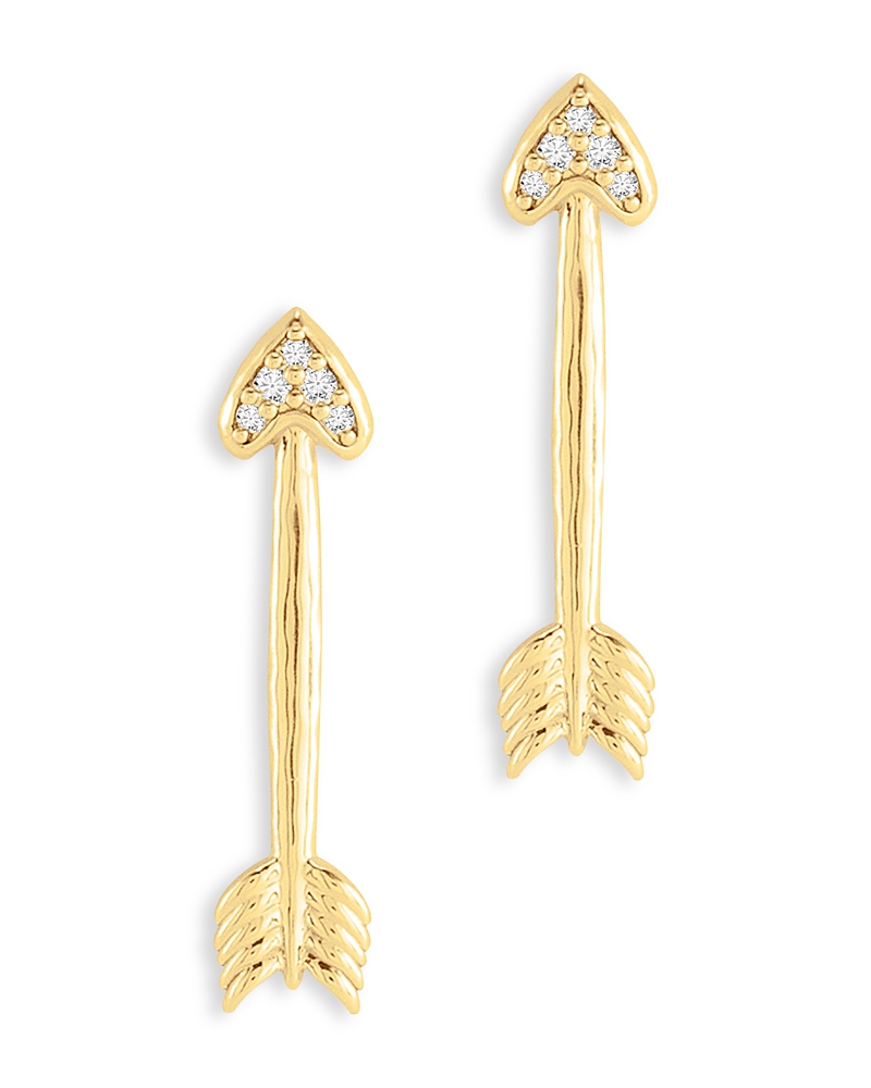 Anabel Aram Arrow Stud Earrings