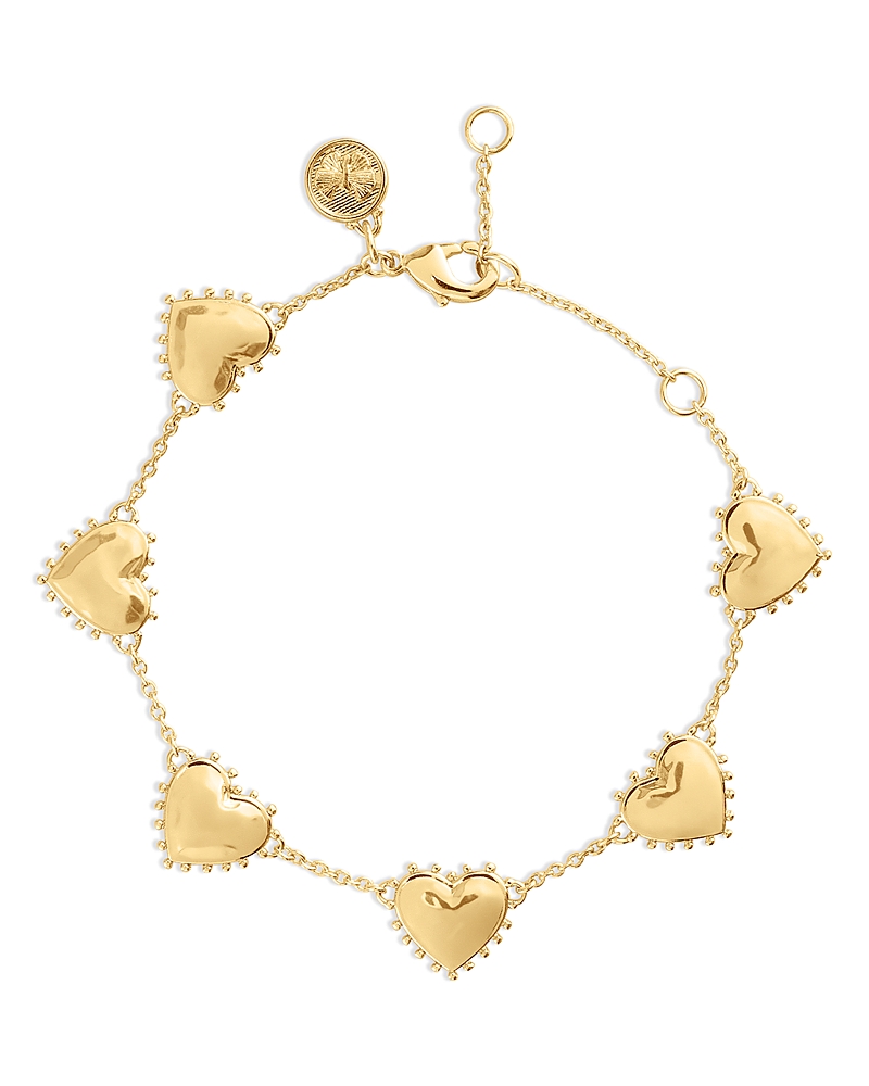 Anabel Aram Heart Station Bracelet