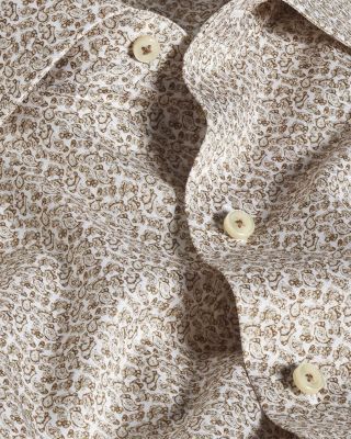 Micro Paisley Print Shirt