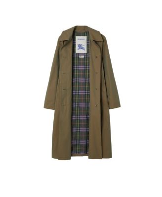 Long Gabardine Car Coat