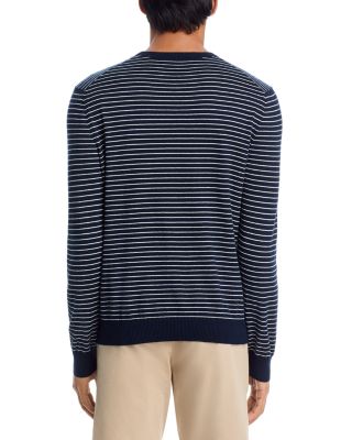 Cotton Cashmere Striped Crewneck Sweater - Exclusive