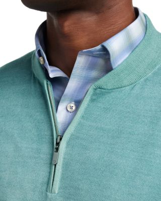 Skipper Merino Wool Blend Quarter Zip Sweater