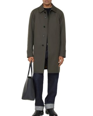 Mid-length Tropical Gabardine Camden Car Coat