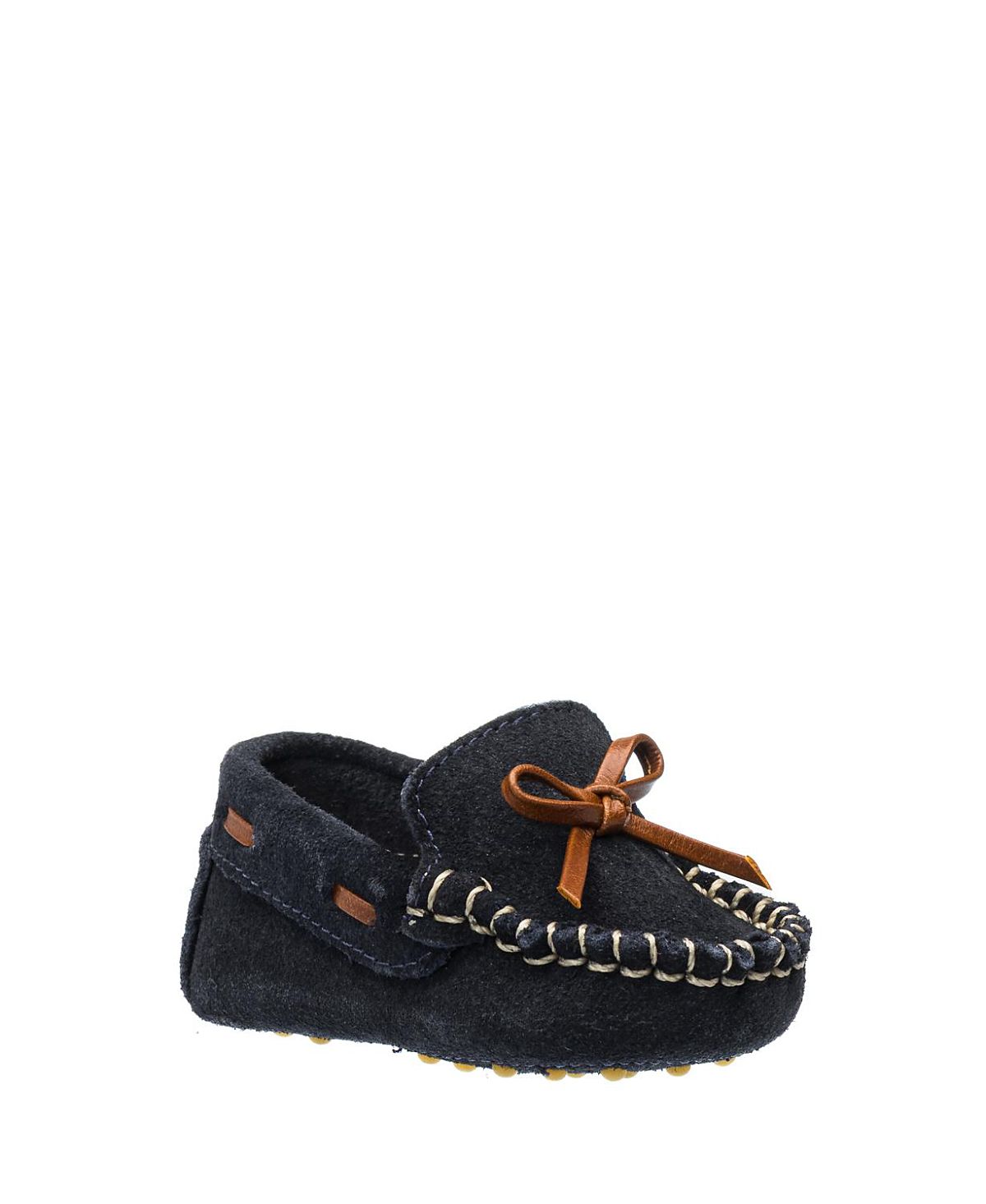 Elephantito Boys' Contrasting Stitching Driver Loafer - Baby