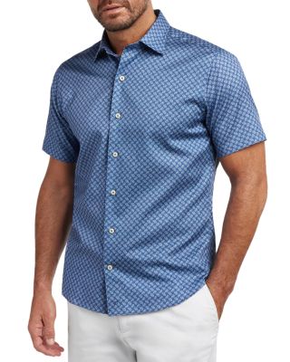 Neat Print Short Sleeve Shirt