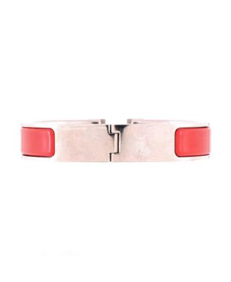 Narrow Clic H Bracelet Enamel