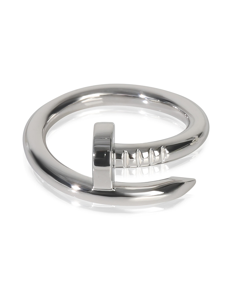 Pre-Owned Cartier Juste Un Clou 18k White Gold Ring