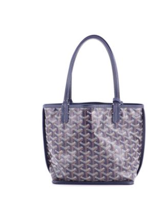 Mini Anjou Reversible Tote Coated Canvas