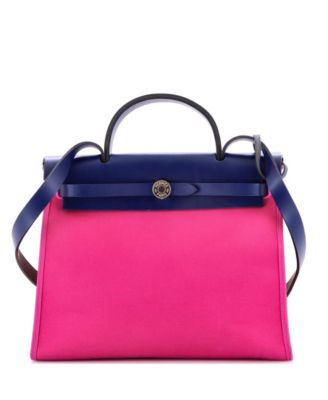 31 Herbag Zip Leather and Toile