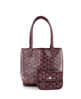 Mini Anjou Reversible Tote Coated Canvas