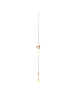 Mini Frivole Bracelet 18K Rose Gold with Pave Diamonds
