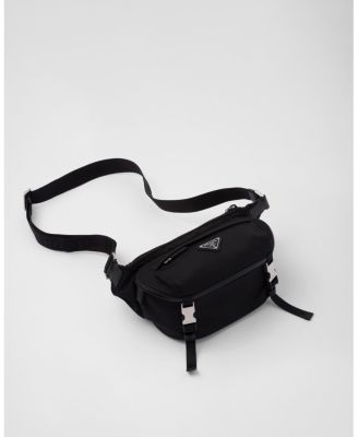 Re-Nylon and Saffiano Leather Shoulder Bag