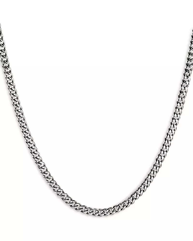 John Hardy Sterling Silver Chain Curb Link Necklace, 26