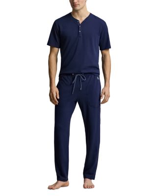 Feather Weight Mesh Short Sleeve Henley