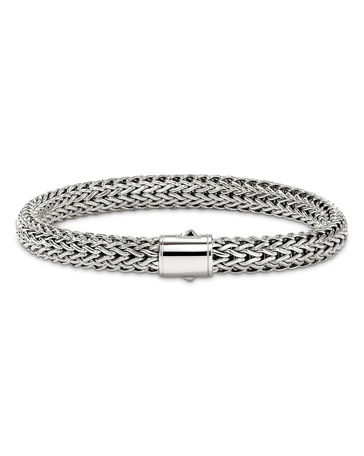 John Hardy Sterling Silver Icon Woven Chain Link Bracelet, 7.5mm