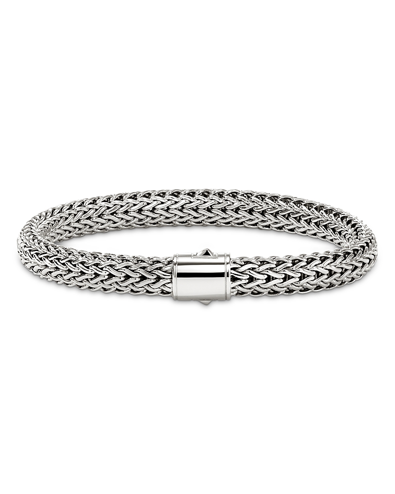 John Hardy Sterling Silver Icon Woven Chain Link Bracelet, 7.5mm