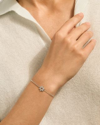 Sterling Silver JH Essentials Star of David Link Bracelet