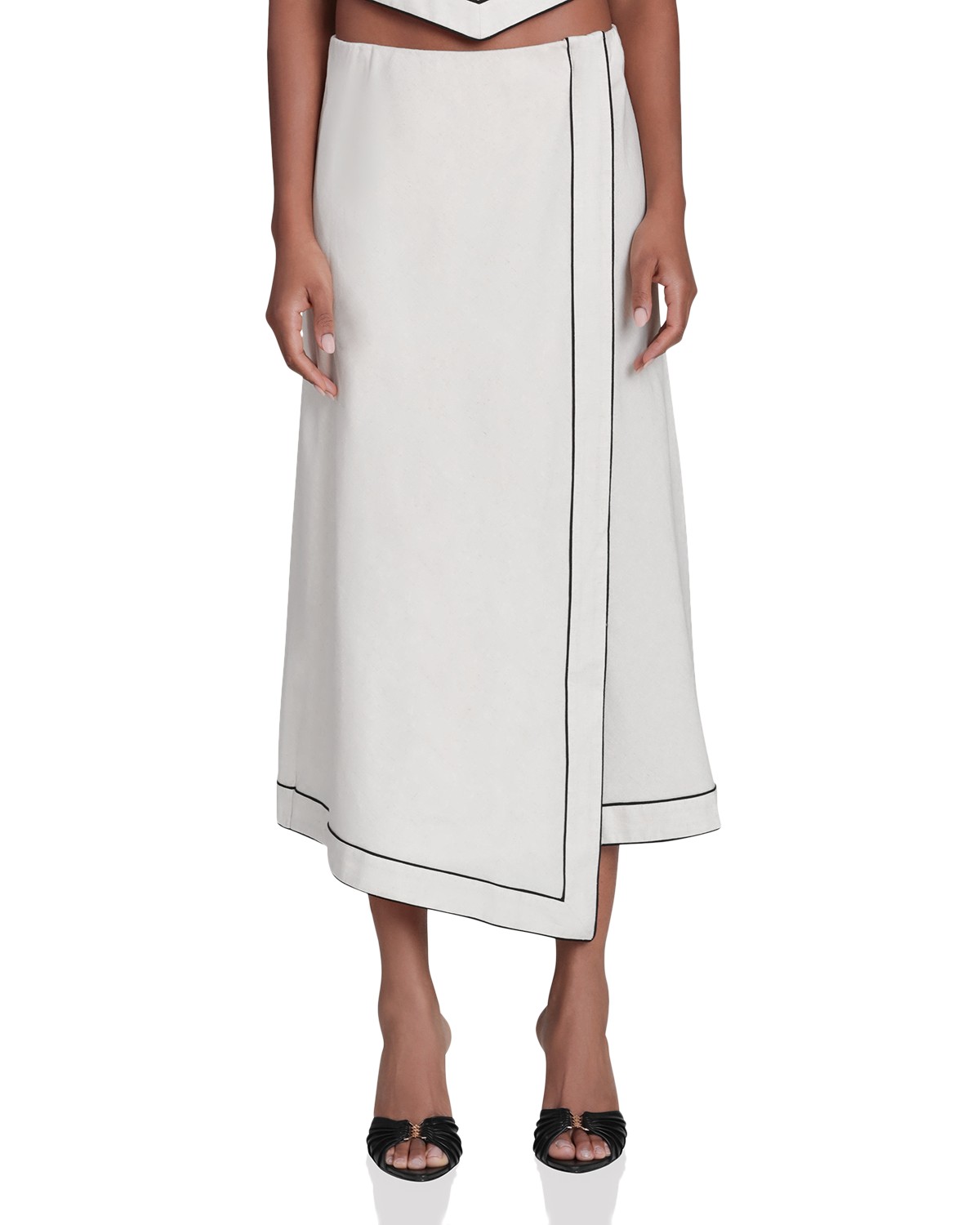 JULIE BLACK MODAL BLEND MAXI SKIRT