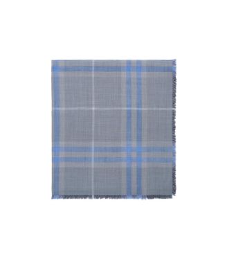  Reversible Check Wool Silk Scarf
