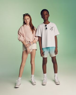 Girls' Malibu Distressed Denim Shorts - Big Kid