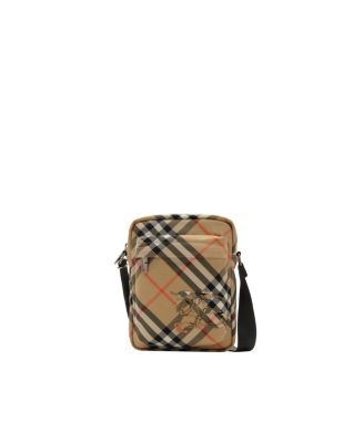  Check North South Crossbody Bag