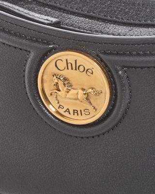 Horse Medal Mini Leather Shoulder Bag