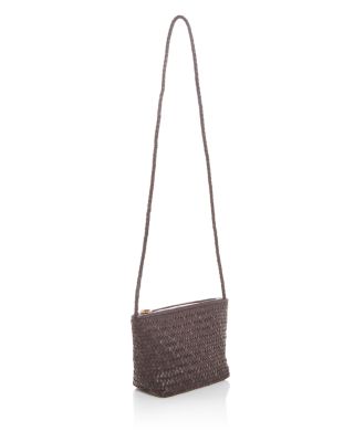 Signature Woven Leather Crossbody Bag