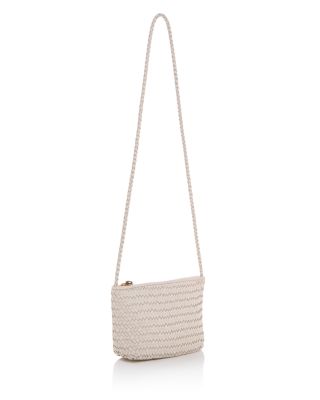 Signature Woven Leather Crossbody Bag