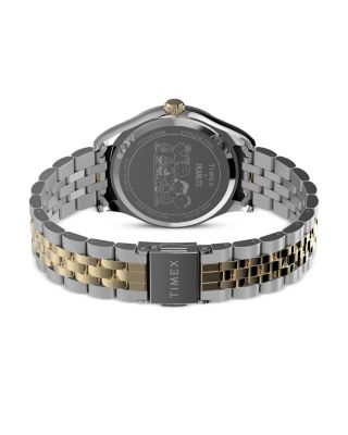 x Peanuts&reg; Legacy Bowtie Stainless Steel Bracelet Watch, 34mm