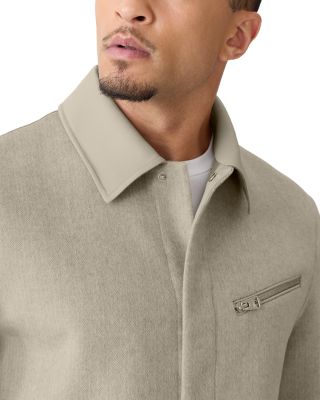 Hayes-HB Double-Face Wool Workwear Jacket in Herringbone
