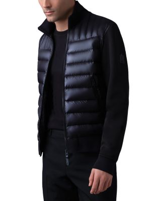 Collin-R Nano Down Mixed Media Bomber Jacket