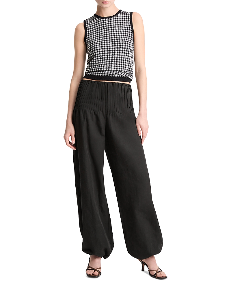 Vince Gingham Knit Tank