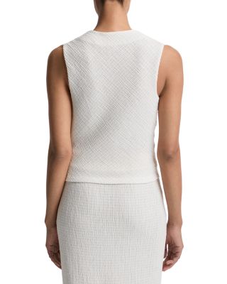 Shadow Grid Cowlneck Top