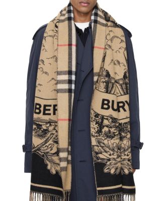  Wide Reversible EKD Cashmere Scarf