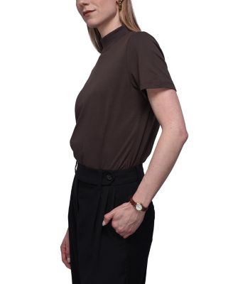  The Everyday Mock Neck Tee