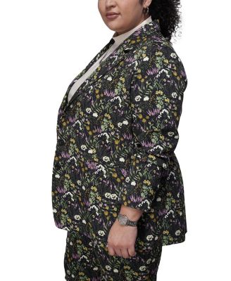  Plus The Empower Notch Lapel Blazer