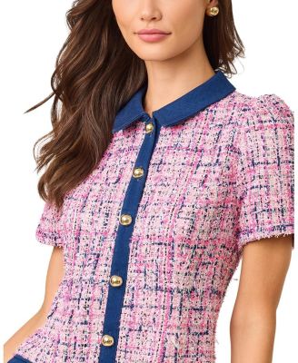  Aaryn Boucle Shift Dress