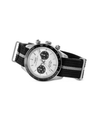 Waterbury Heritage Chronograph Fabric Strap Watch, 39mm