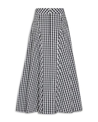 Robin Gingham Midi Skirt