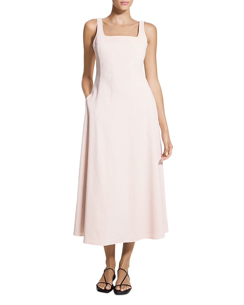 Theory Square Neck Maxi Dress