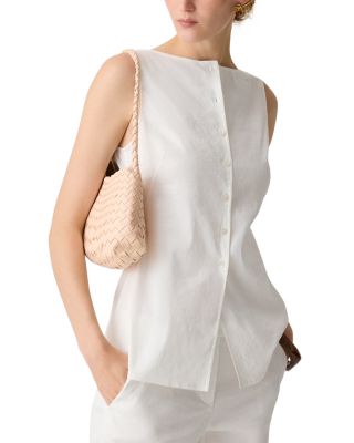 Boat Neck Sleeveless Top