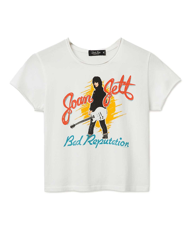 Junk Food Clothing Women's Joan Jett Bad Reputation Vintage Baby Tee
