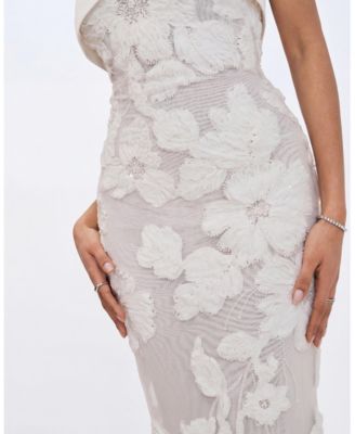  Raphaela Floral Strapless Mermaid Wedding Dress