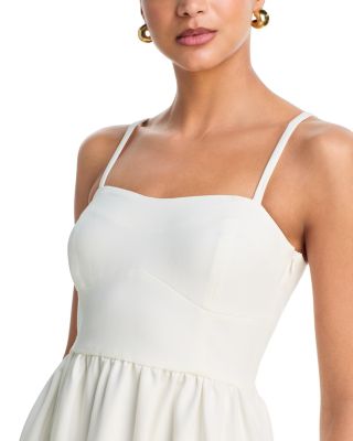 Whisper Multi Seam Strappy Mini Dress