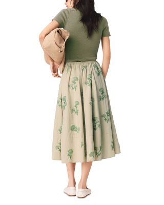 Embroidered Technical Skirt