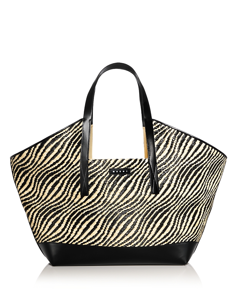 Marni Stripe Shopping Tote