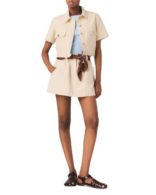 Short Sleeve Cropped Jacket