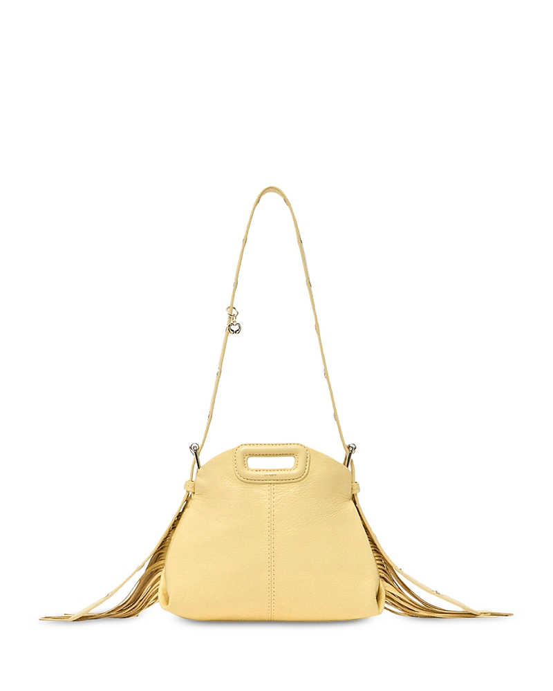 Maje Miss M Mini Leather Shoulder Bag