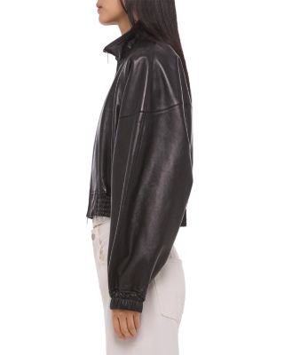 Bond Leather Bomber Jacket 
